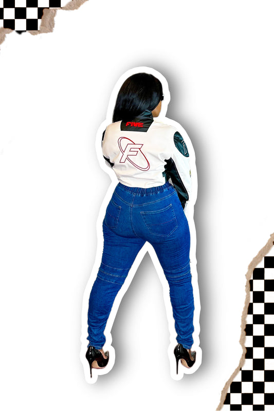 Cropped Racing Jacket